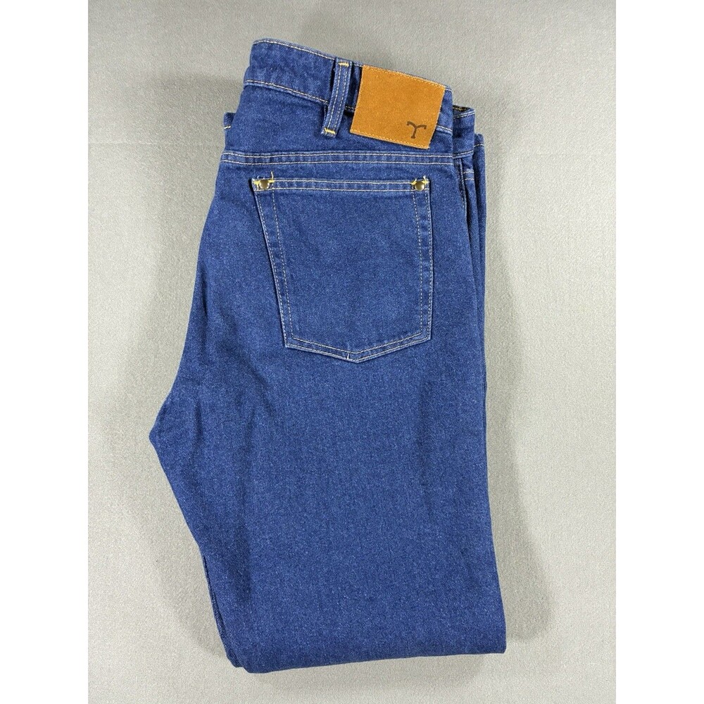 Tecovas Slim Straight Jeans Men’s 34x30 Blue Western Denim Austin TX